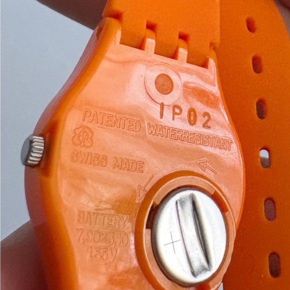 Swatch Orange Wrap Watch - Picture 3 of 3